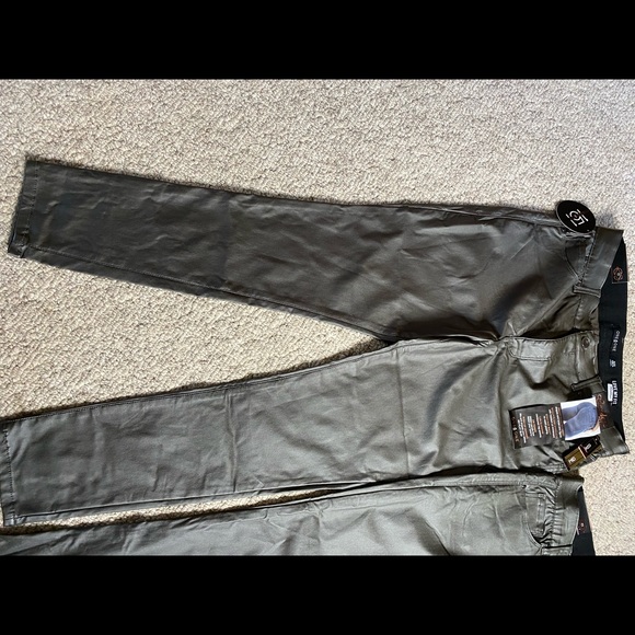 NWT One 5 One size 16/33 Goddess fit skinny mid rise regular length faux leather - Picture 4 of 10